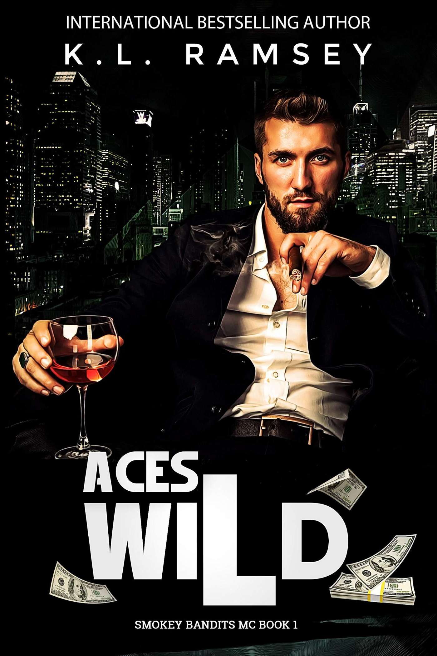 Aces Wild (Smokey Bandits MC  1) by K.L. Ramsey